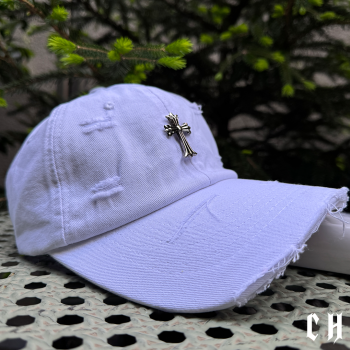 Chrome Heart Cap White Holy Aura