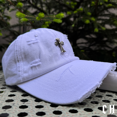Chrome Heart Cap White Holy Aura